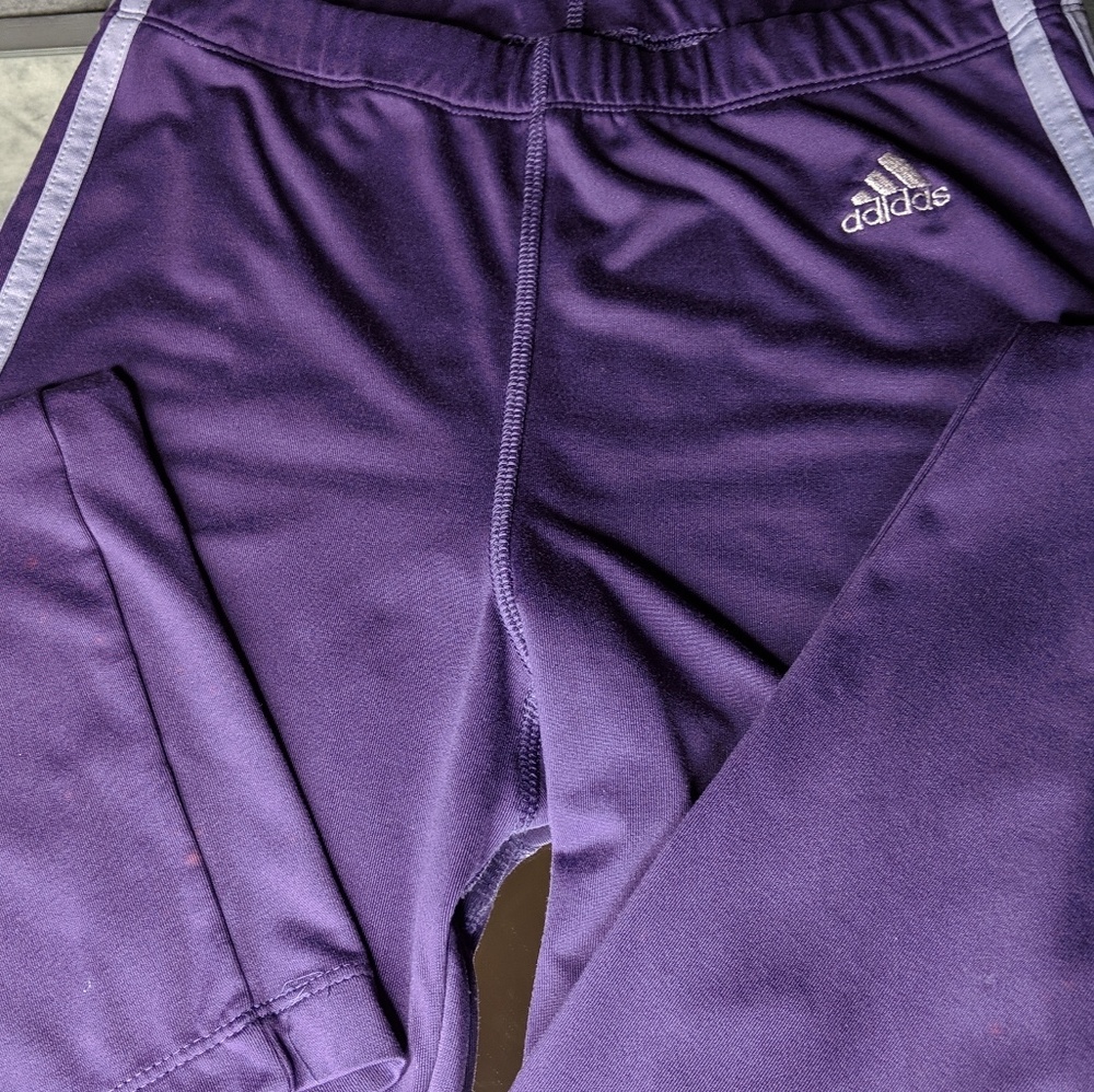 Adidas Workout Set. Cropped Sports Bra & Pants - Picture 4 of 8